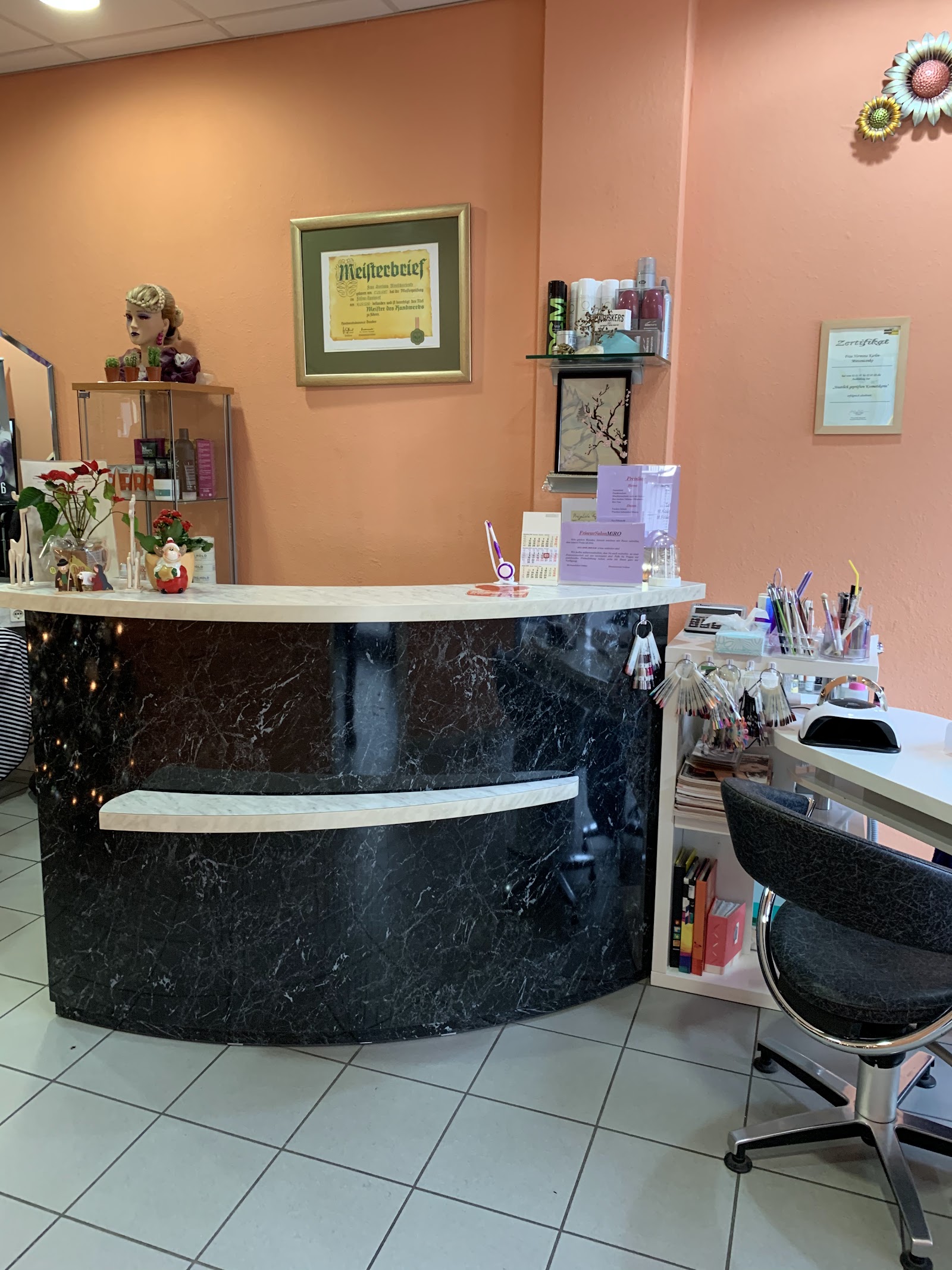 Friseursalon MIRO Dresden – Saloneinblick