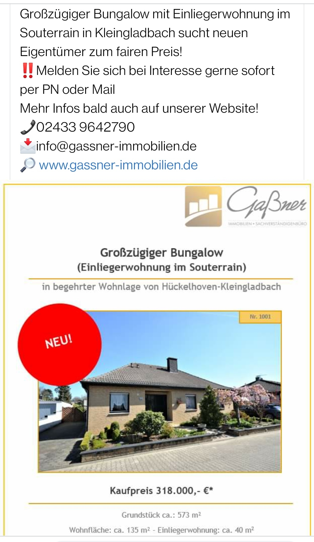 Gaßner Immobilien – Wohnobjekt Kreis Viersen