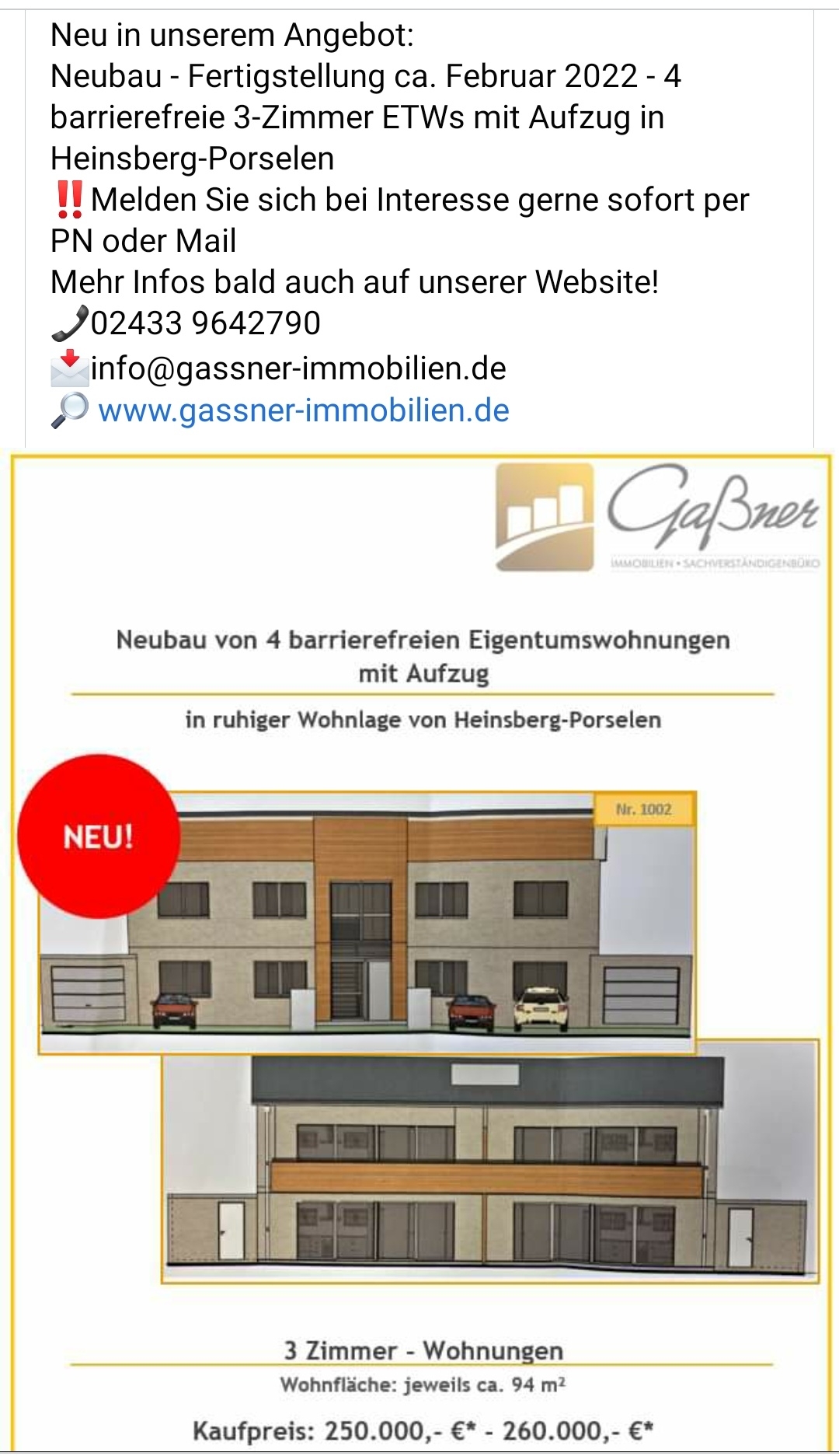 Gaßner Immobilien – Objektbesichtigung