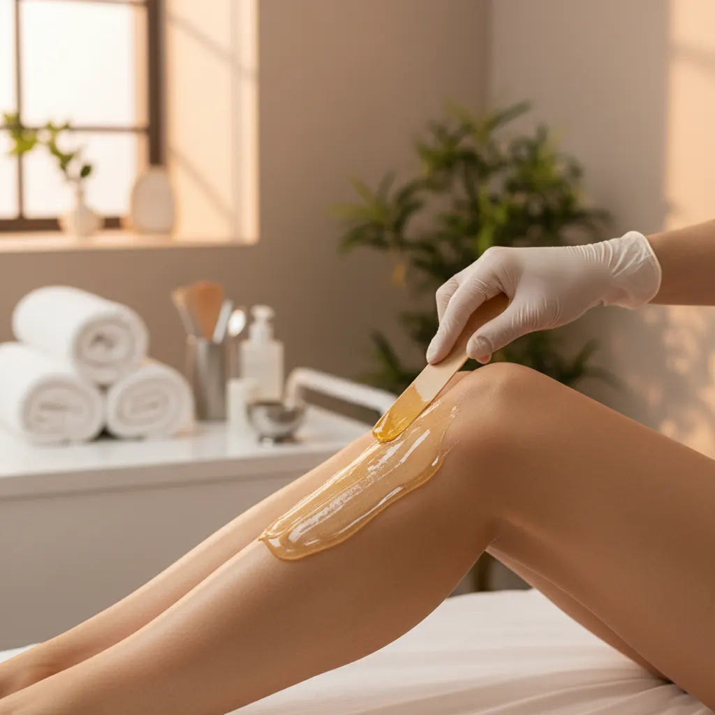 Waxing Behandlung bei orGanic Hechingen