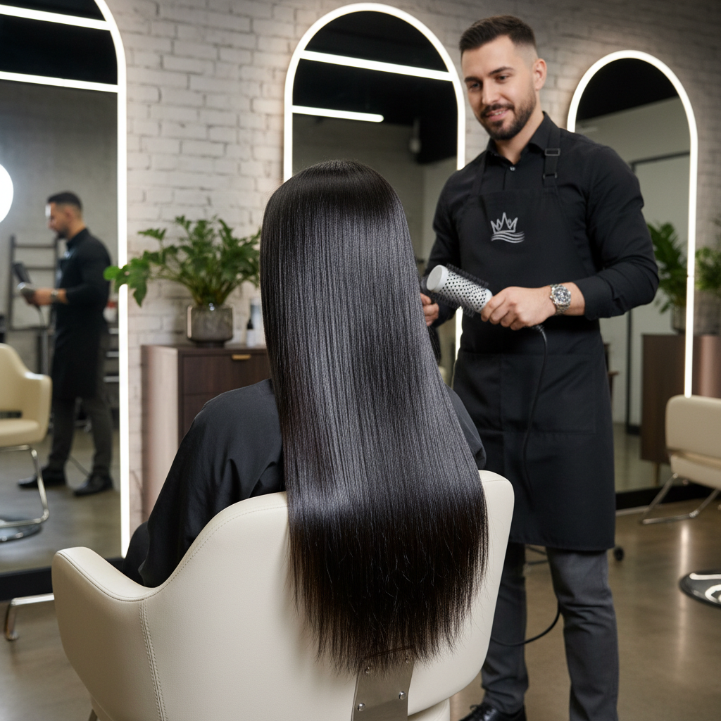 Royal Hair Lounge – Keratinbehandlung Ergebnis