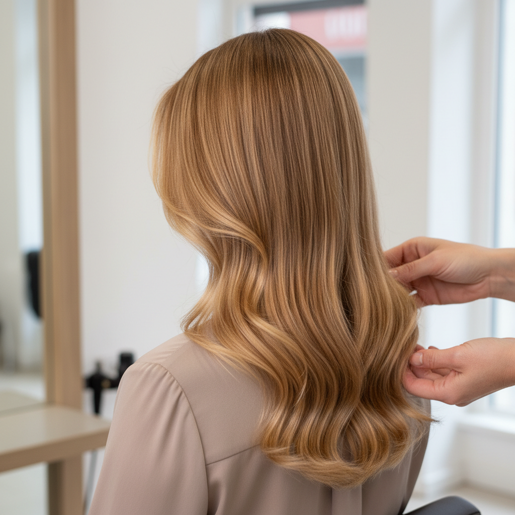 Nouri's Friseurstudio – Coloration Ergebnis