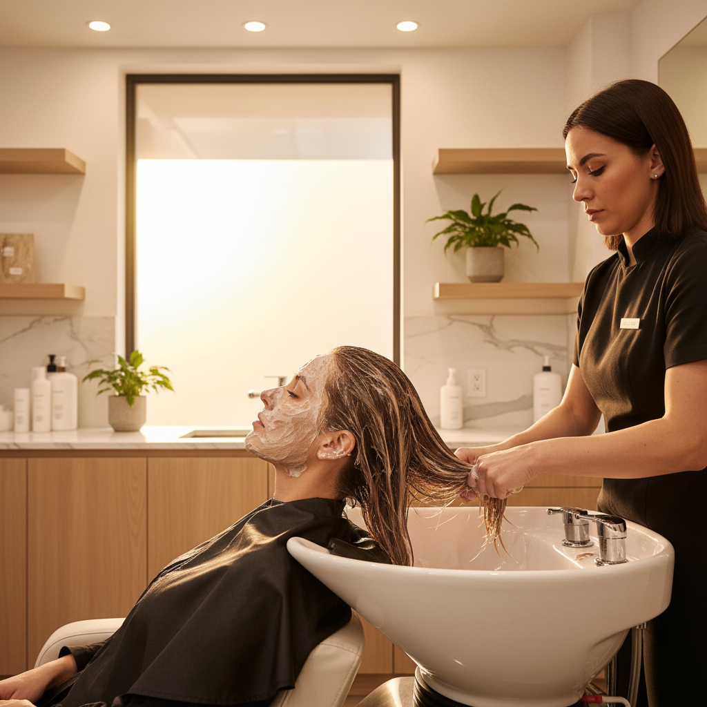 Pflegebehandlungen – Friseursalon Meier Test
