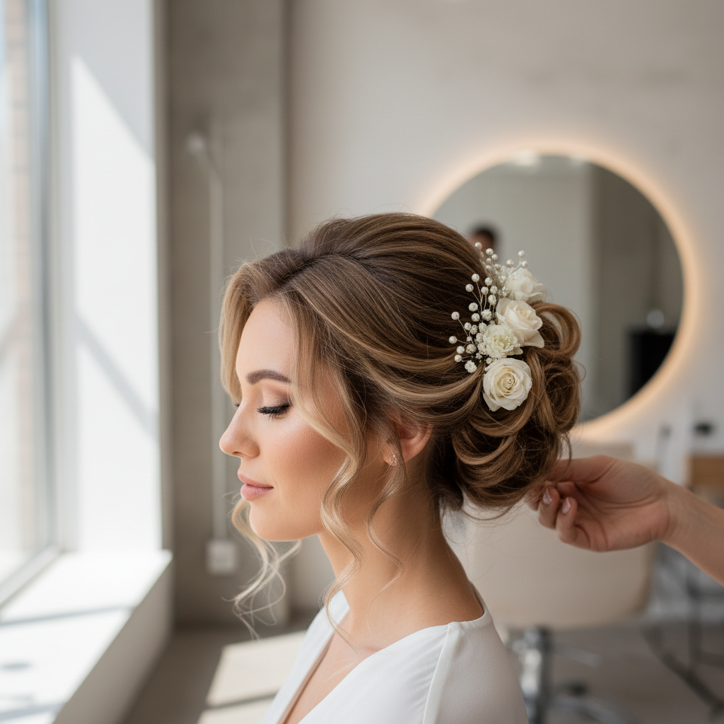 Friseursalon Meier – Hochsteckfrisuren und Brautstyling