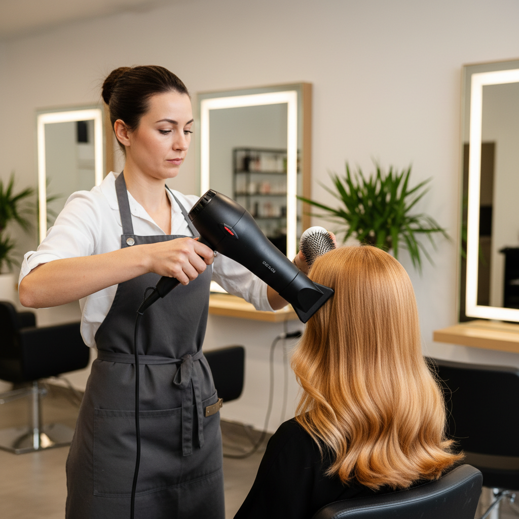 Friseur Am Atlantum – Föhnen und Styling