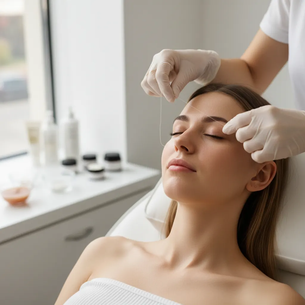 Gesichts-Threading – Star Friseur Köln-Porz