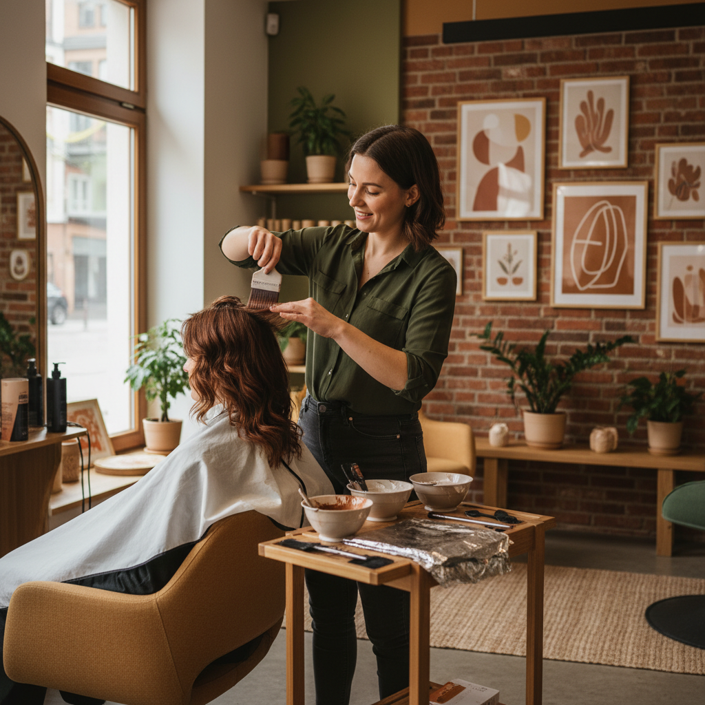 Nadine's Friseurstübl – Färben und Strähnentechniken