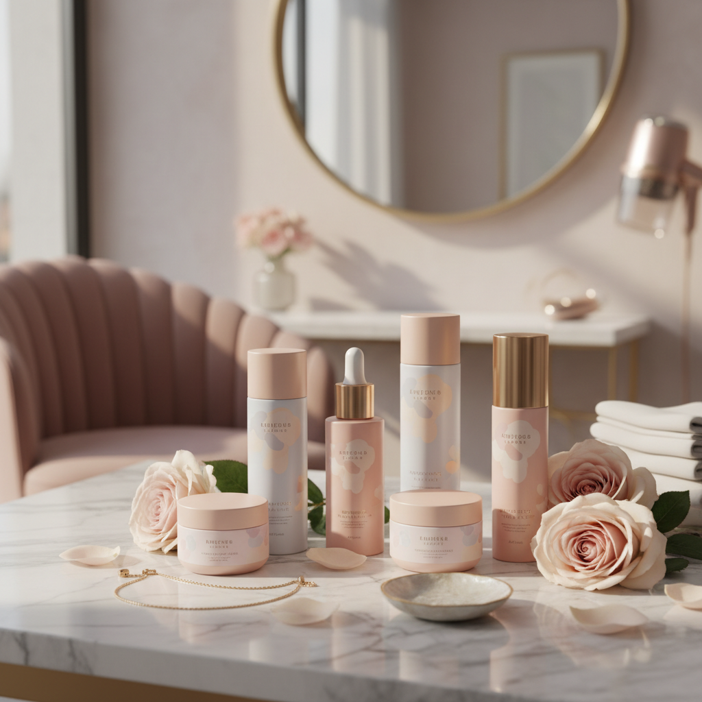 Rosa Haar- & Kosmetikstudio – Galeriebild