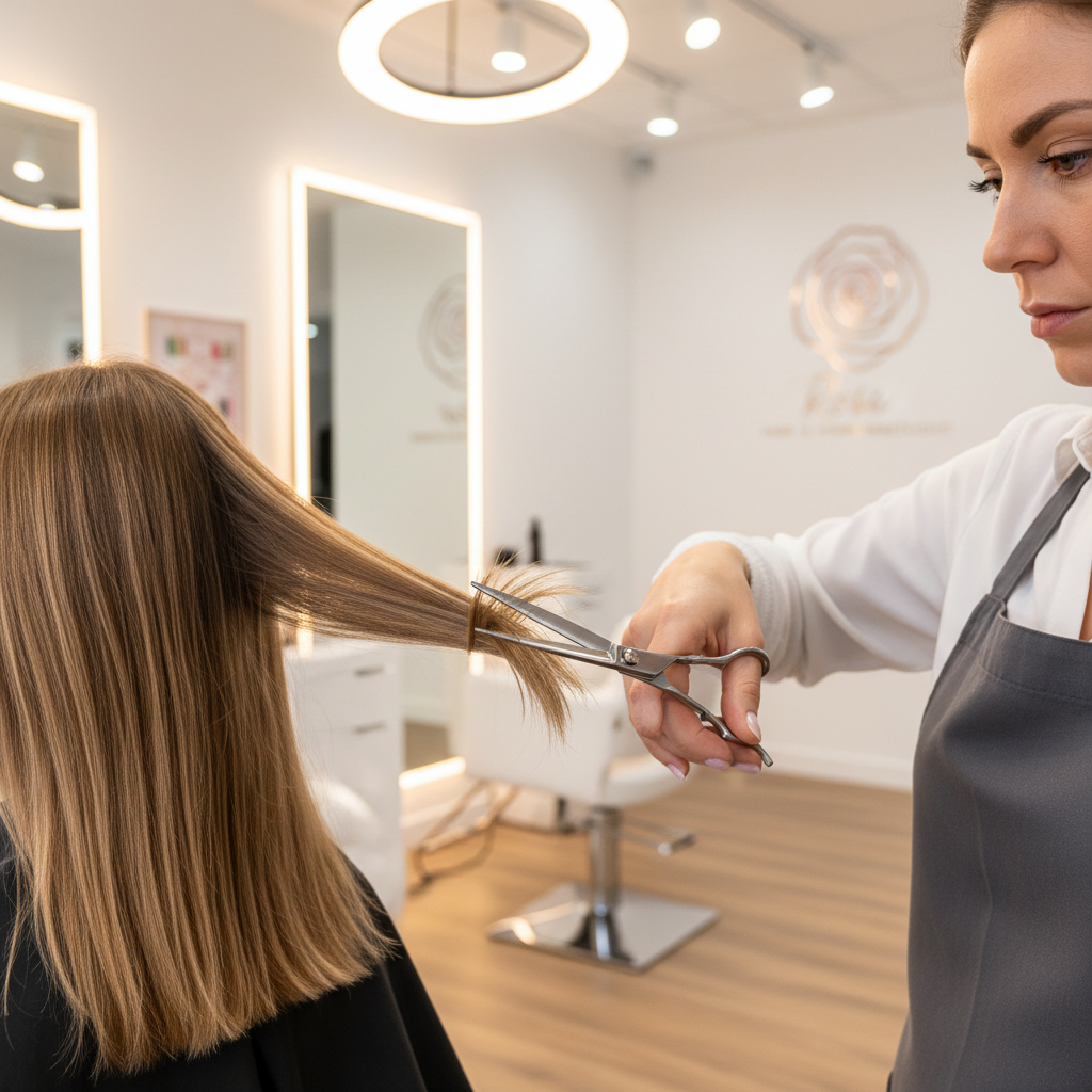 Haarschnitt bei Rosa Haar- & Kosmetikstudio