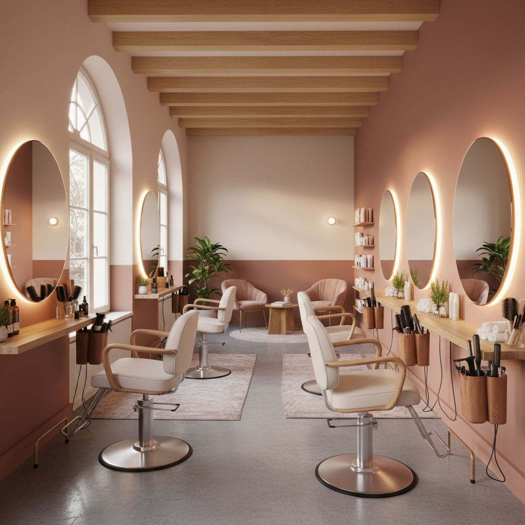 Rosa Haar- & Kosmetikstudio – Atmosphäre