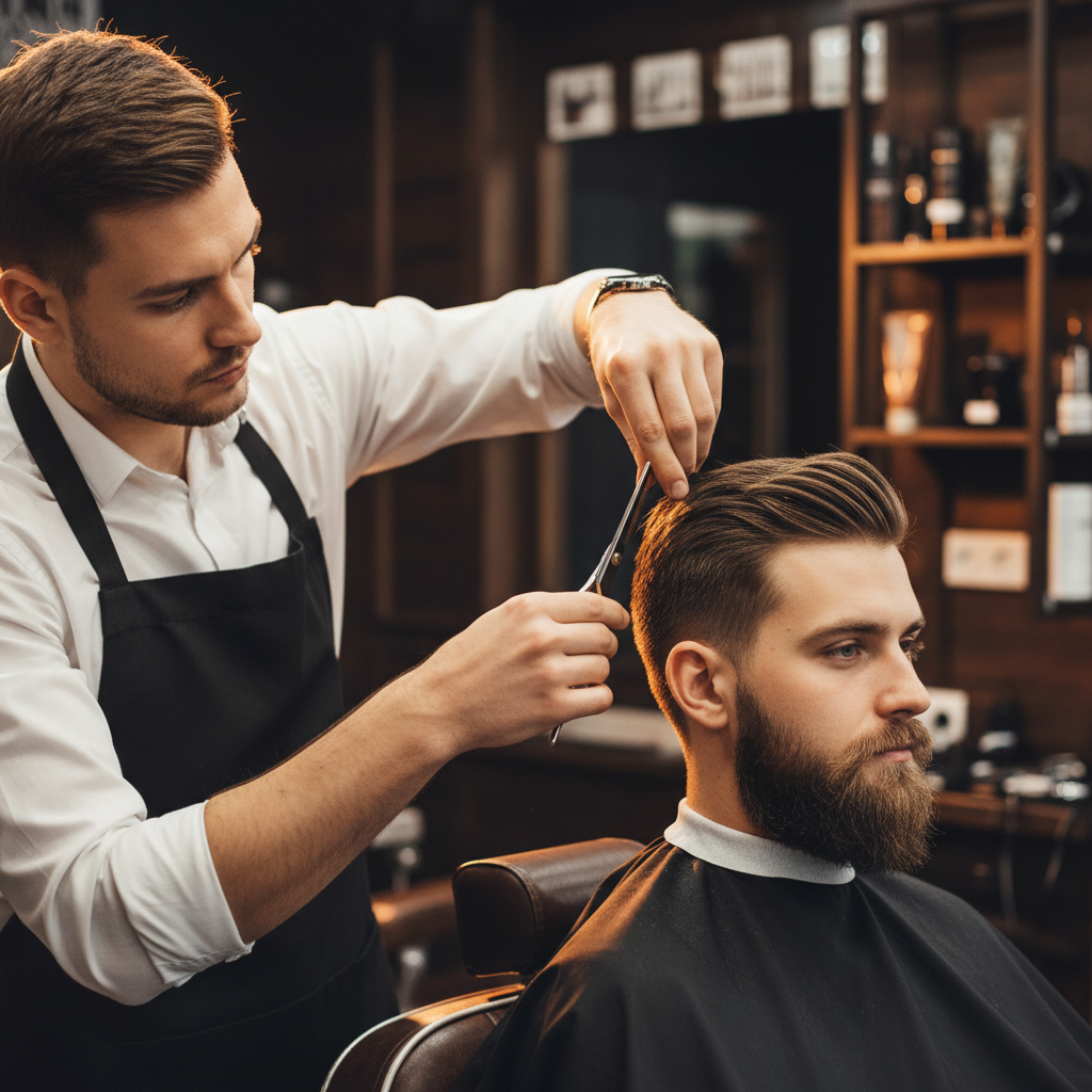 Haarschnitt für Herren – Nice Friseur
