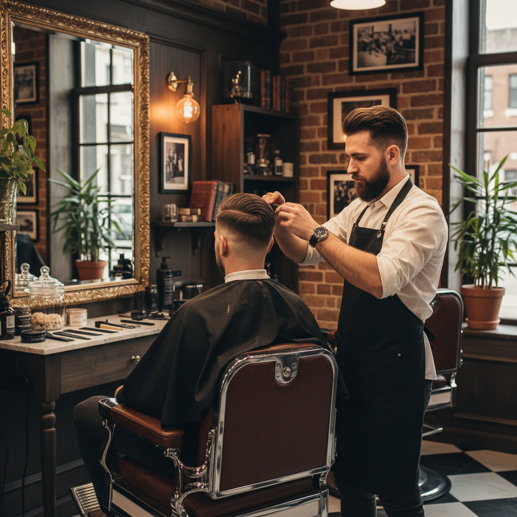 Styling mit Pomade, Gel & Wax – Nice Friseur