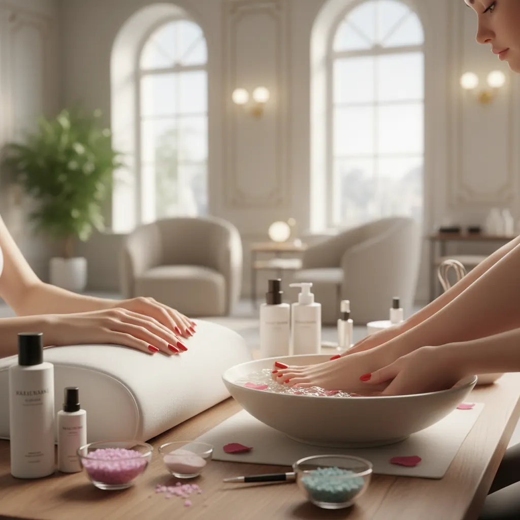 Maniküre und Pediküre im Glam Beauty Studio