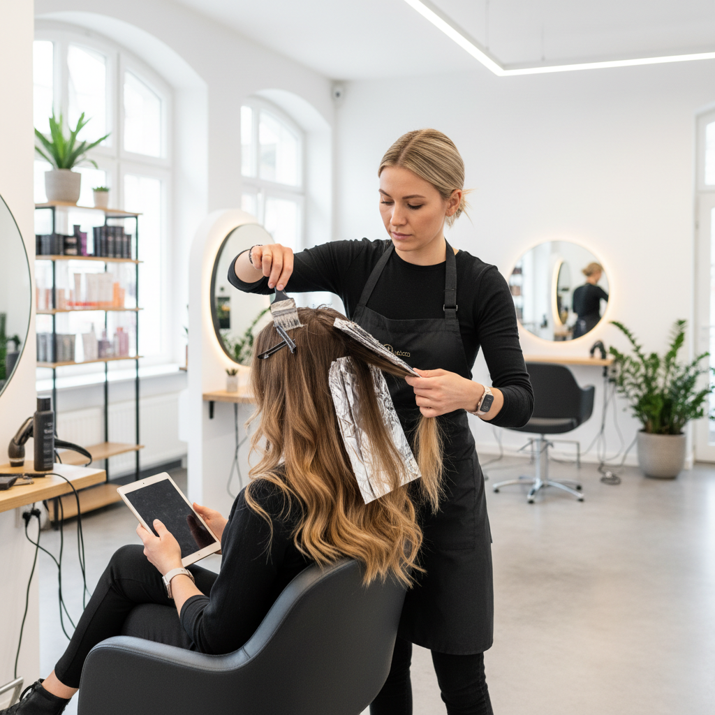 Friseursalon Linnemann – Balayage und Strähnentechniken