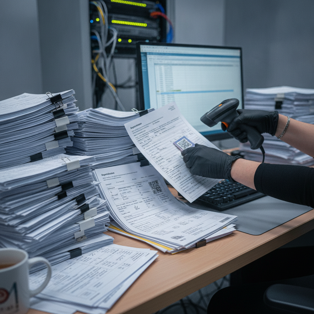 Datenerfassung von Papierdokumenten bei DATA-TEX GmbH