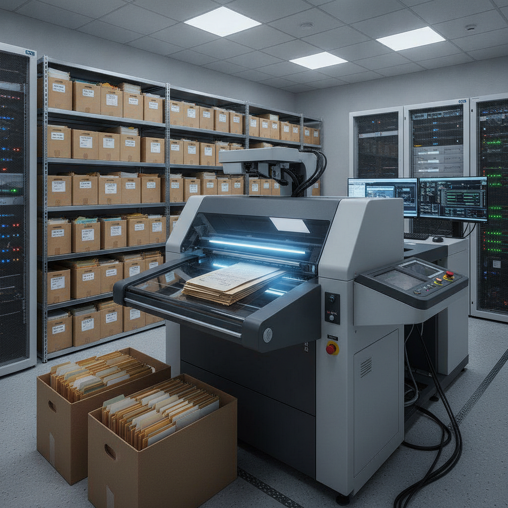 Scanning und Dokumentenarchivierung bei DATA-TEX GmbH