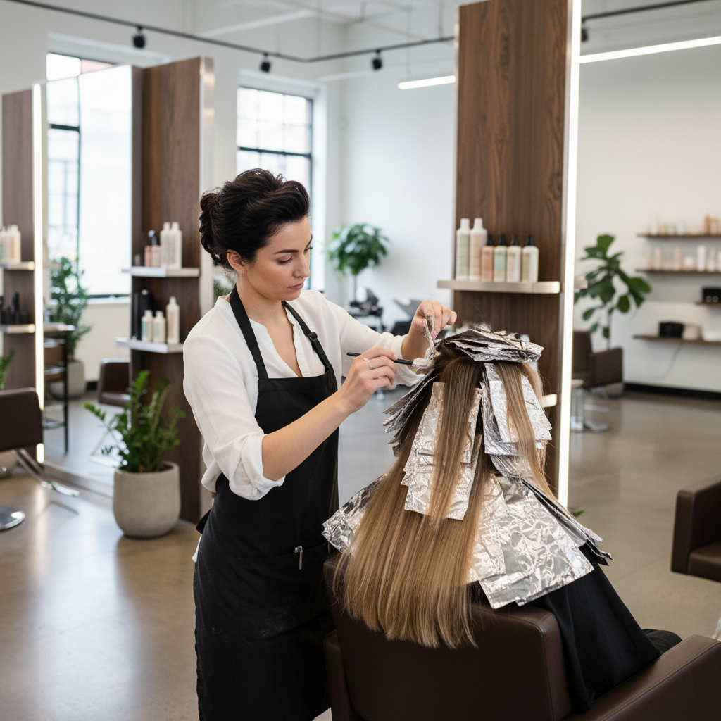 Colorationen, Tönung und Strähnen bei Barber & Barberella