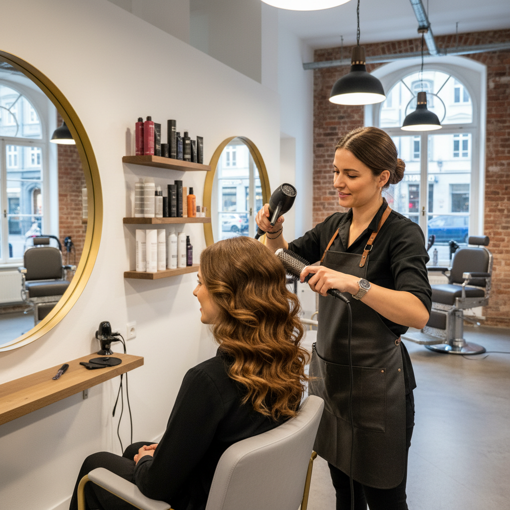 Dauerwelle und Styling bei Barber & Barberella
