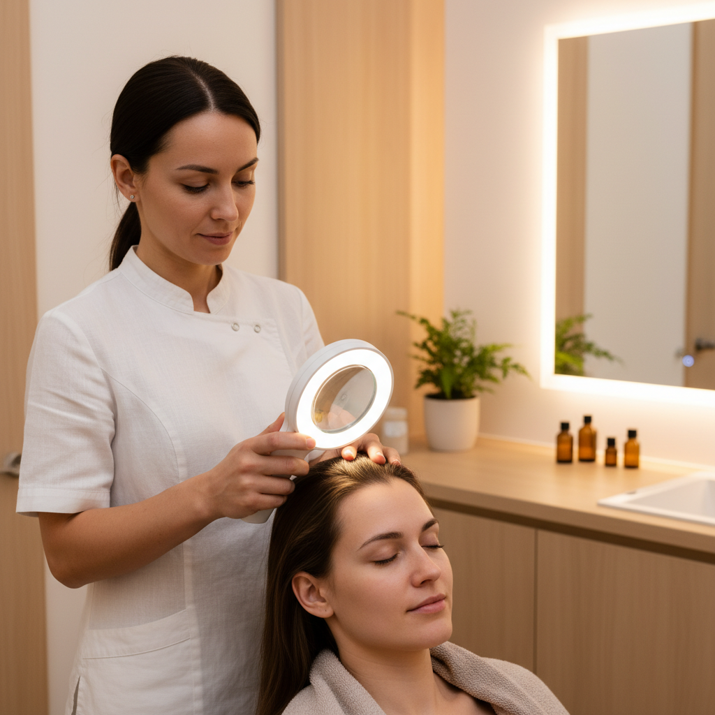 Headspa by Suzi – Kopfhaut-Analyse