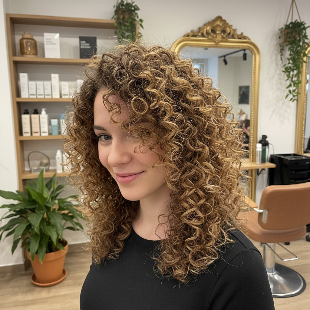 Eleganz Friseursalon – Lockenstyling