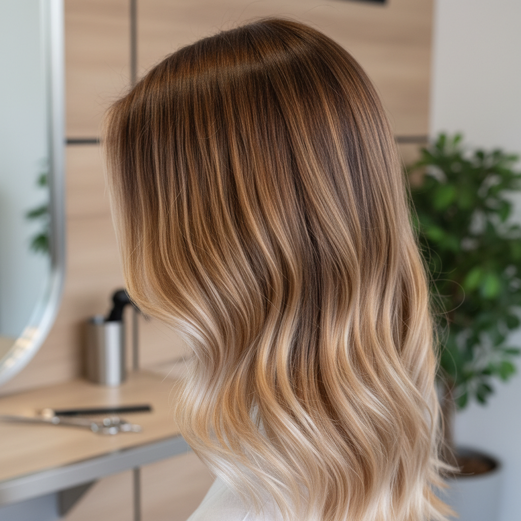Eleganz Friseursalon – Strähnen und Farbverläufe