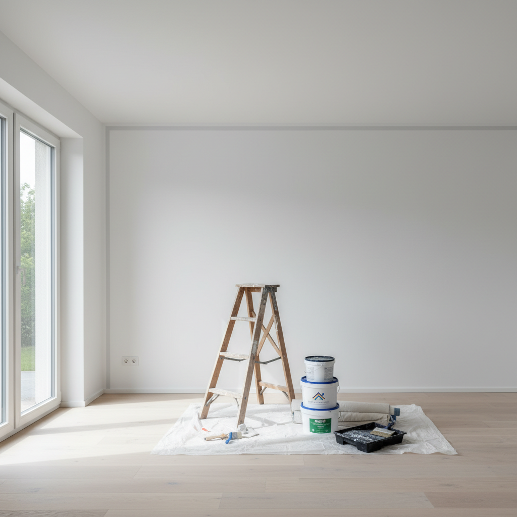 Malerbetrieb Brenner – Renoviertes Wohnzimmer in Aalen