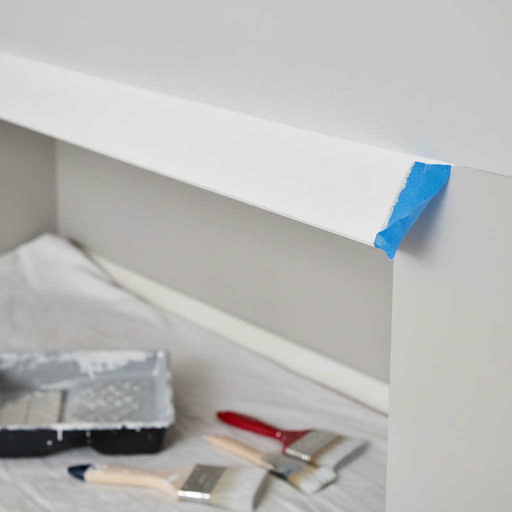 Malerbetrieb Brenner – Detailaufnahme saubere Farbkante