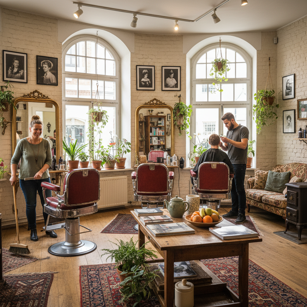 Friseursalon Linnemann – Saloninnenraum in Leipzig