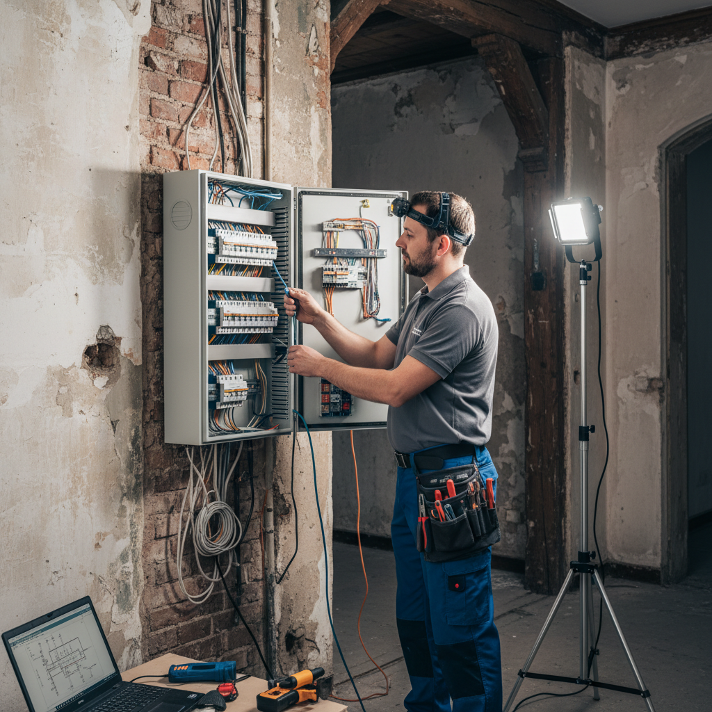 NOUR Elektrotechnik – Altbausanierung in Gohlis Leipzig