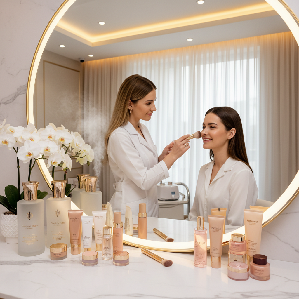 Make-up und Hautpflege im Kosmetikinstitut Dilans