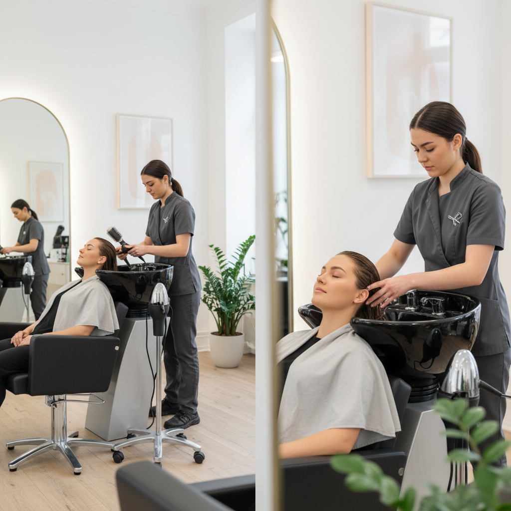 Waschen, Föhnen & Styling – Mandana Beauty Salon