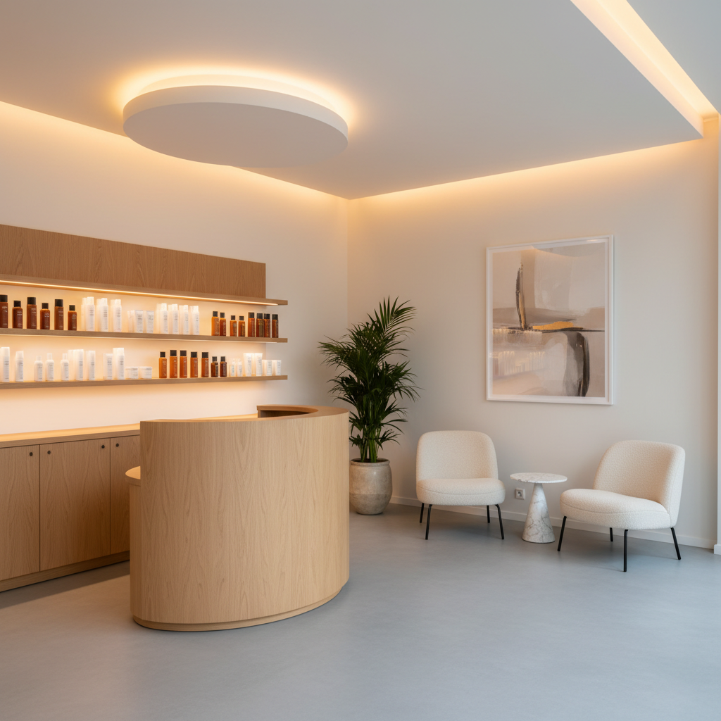 Test salon 1 – Salon-Innenraum
