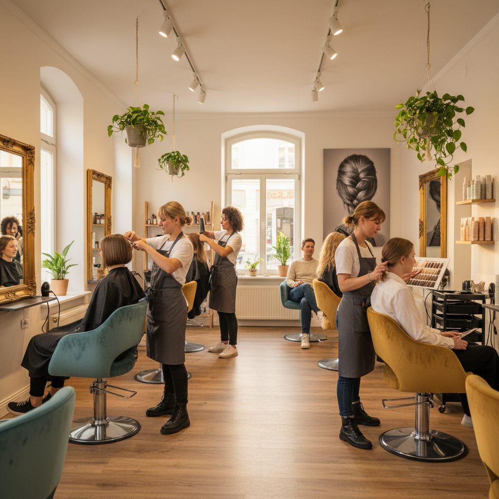 Stefanie Linnemann – Inhaberin des Friseursalon Linnemann in Leipzig