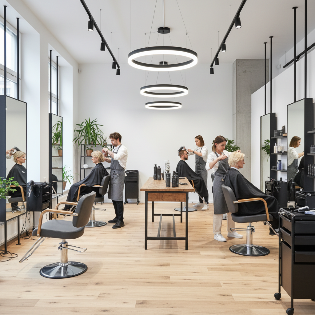 Innenraum Friseursalon Linnemann in Leipzig