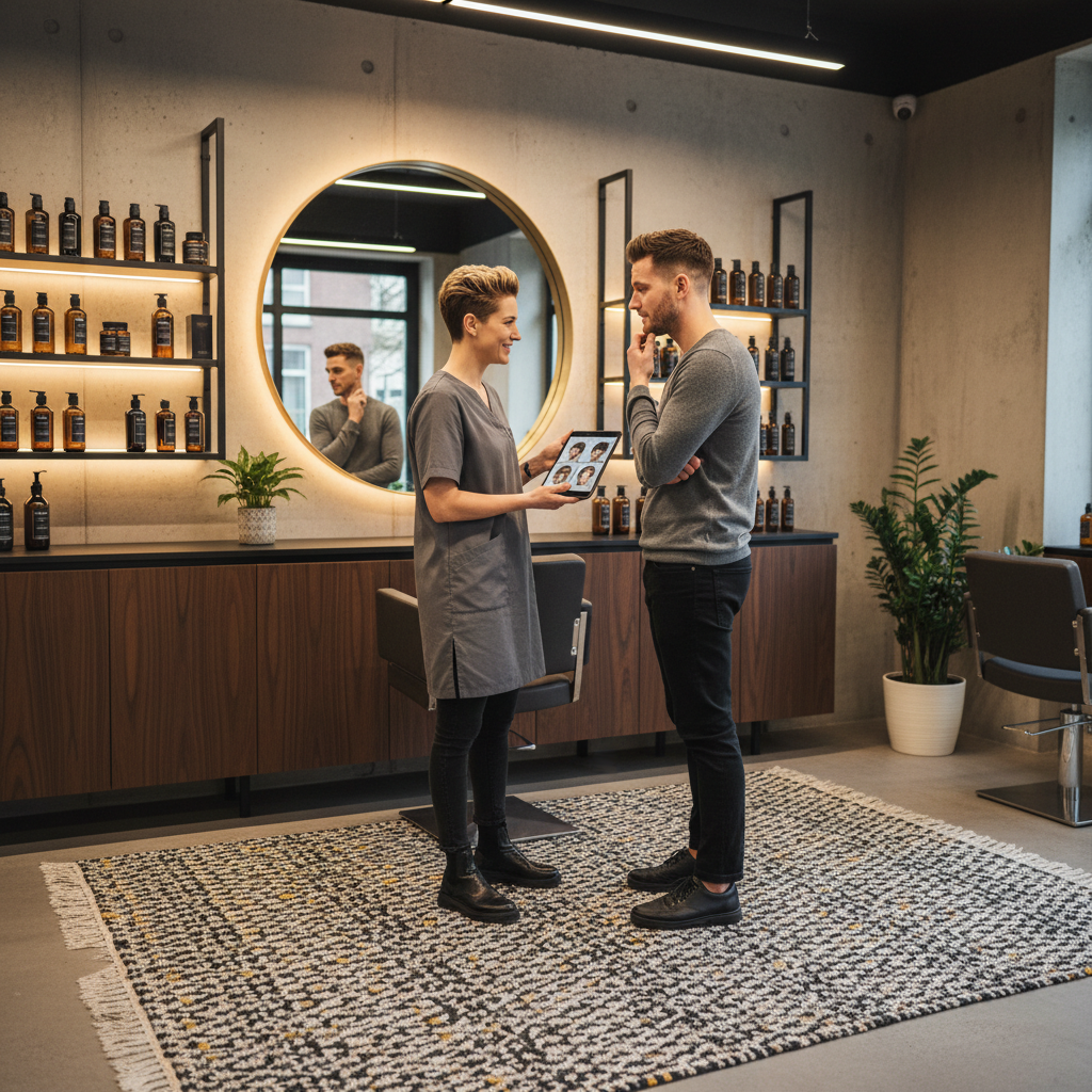 Terminvereinbarung Friseursalon Linnemann Leipzig