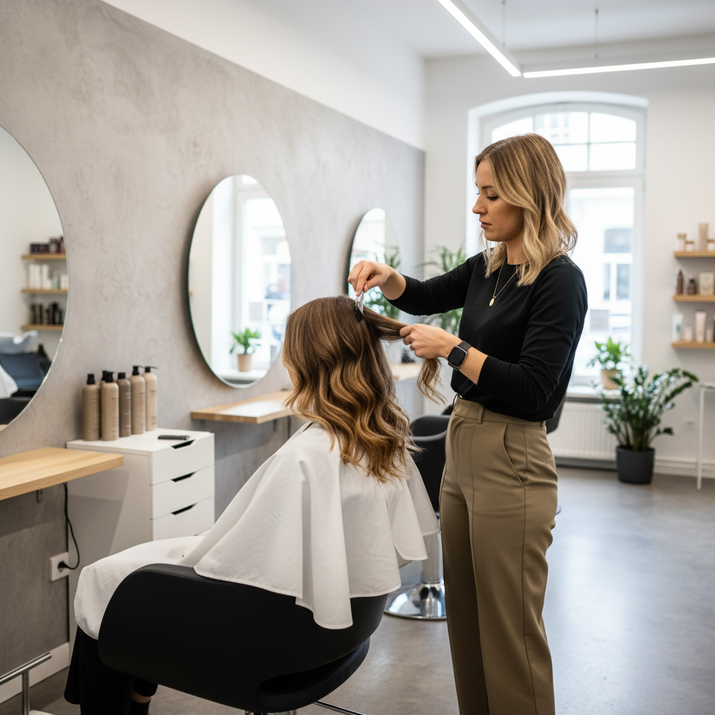 Balayage und Highlights bei Friseursalon Linnemann