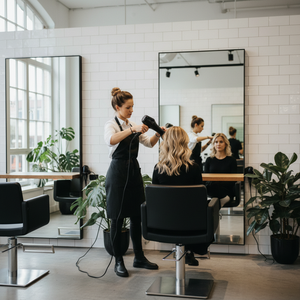 Damenhaarschnitt bei Friseursalon Linnemann