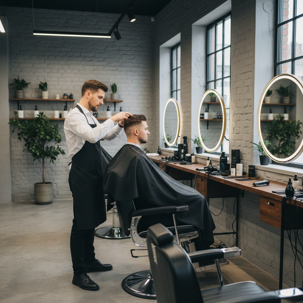 Herrenhaarschnitt bei Friseursalon Linnemann