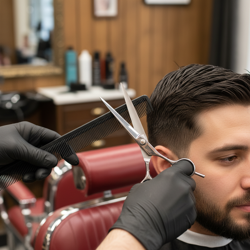 Sky Barber Shop – Haarschnitt Detail