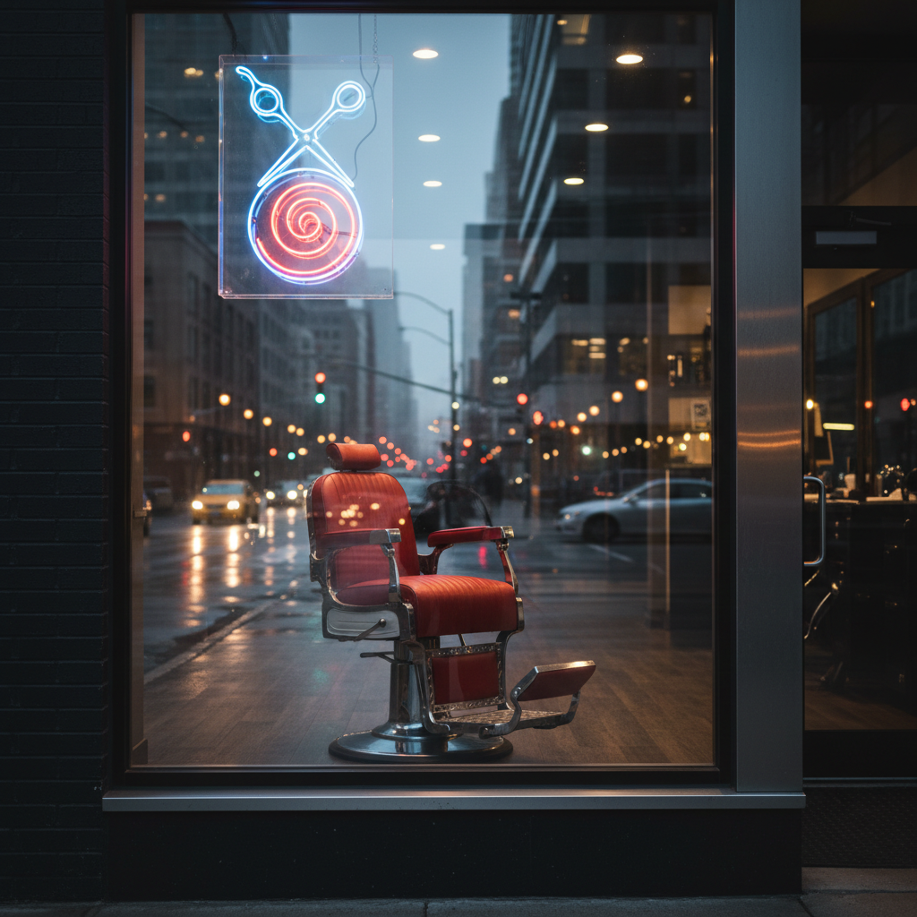 Sky Barber Shop – Außenansicht