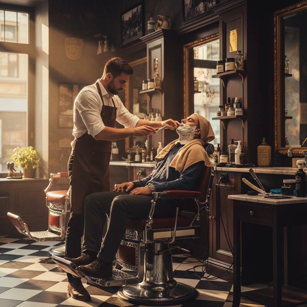 Sky Barber Shop – Klassische Nassrasur