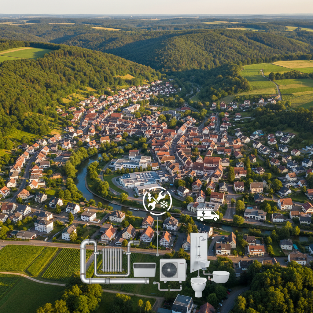 Einzugsgebiet ProTech Haustechnik – Landkreis Emmendingen